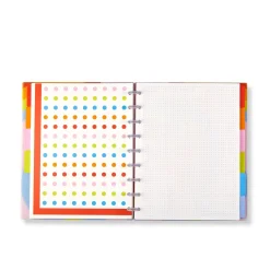 Levenger Midway Notebooks*Circa Colorfull Weekly/Monthly Undated Agenda Notebook