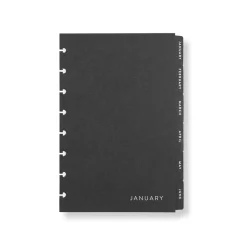 Levenger Junior Refills|Letter Refills*Circa Contemporary Monthly Tab Dividers (set of 12)
