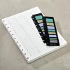 Levenger Letter Refills|Accessories*Circa Discbound Notebook Time Tracker Set