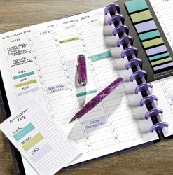 Levenger Letter Refills|Accessories*Circa Discbound Notebook Time Tracker Set