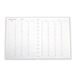 Levenger Letter Refills|Accessories*Circa Discbound Notebook Time Tracker Set