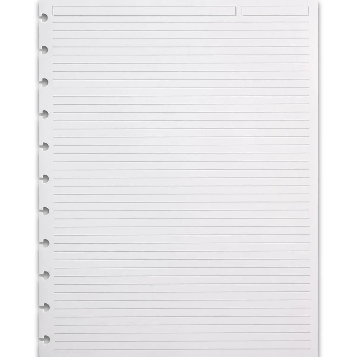 Levenger Compact Refills|Junior Refills*Circa Full-Page 1/4" Ruled Discbound Refill (300 sheets)