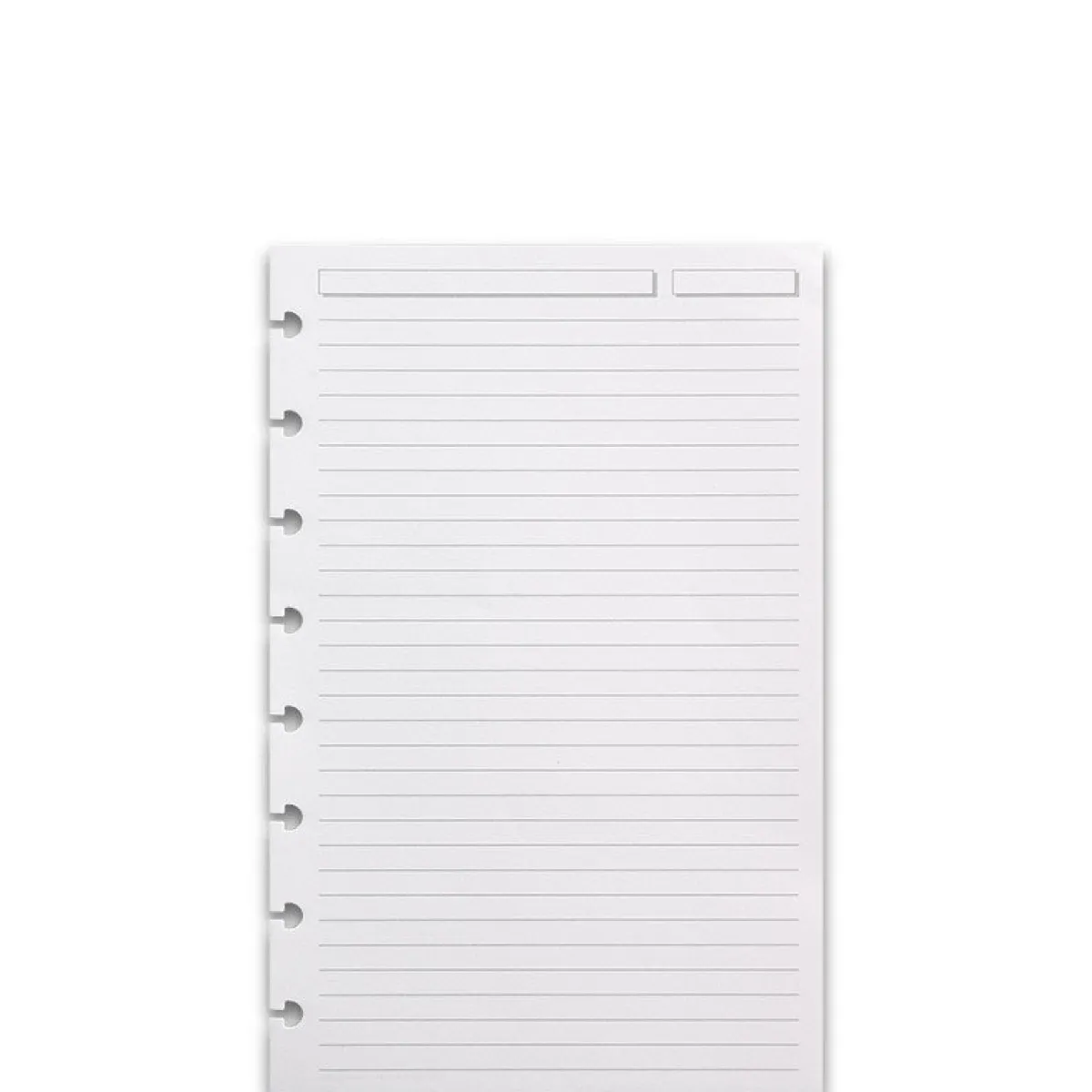 Levenger Compact Refills|Junior Refills*Circa Full-Page 1/4" Ruled Discbound Refill (300 sheets)