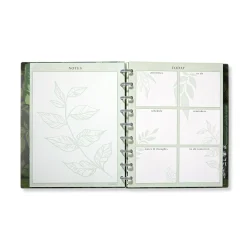 Levenger Midway Notebooks*Circa Greenleaves Daily Planner Discbound Notebook