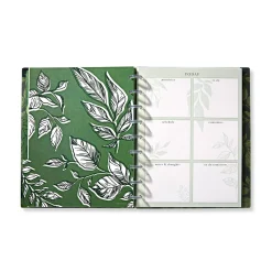 Levenger Midway Notebooks*Circa Greenleaves Daily Planner Discbound Notebook