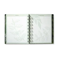 Levenger Midway Notebooks*Circa Greenleaves Daily Planner Discbound Notebook