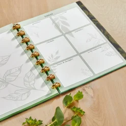 Levenger Midway Refills*Circa Greenleaves Daily Planner Discbound Refill (50 sheets)