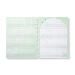 Levenger Midway Refills*Circa Greenleaves Notes Discbound Refill (50 sheets)