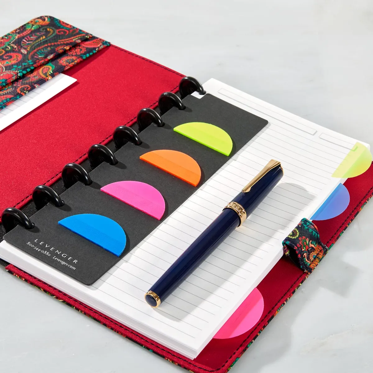 Levenger Accessories|Bookmarks*Circa Half-Moon Sticky Notes (set of 2)