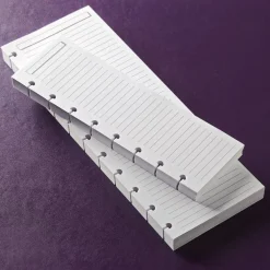 Levenger Junior Refills|Letter Refills*Circa Half-Sheet Ruled Discbound Refill (100 sheets)