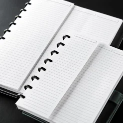 Levenger Junior Refills|Letter Refills*Circa Half-Sheet Ruled Discbound Refill (100 sheets)