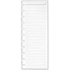 Levenger Junior Refills|Letter Refills*Circa Half-Sheet Ruled Discbound Refill (100 sheets)