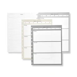 Levenger Junior Refills|Letter Refills*Circa Here's the Plan Refill (90 sheets)