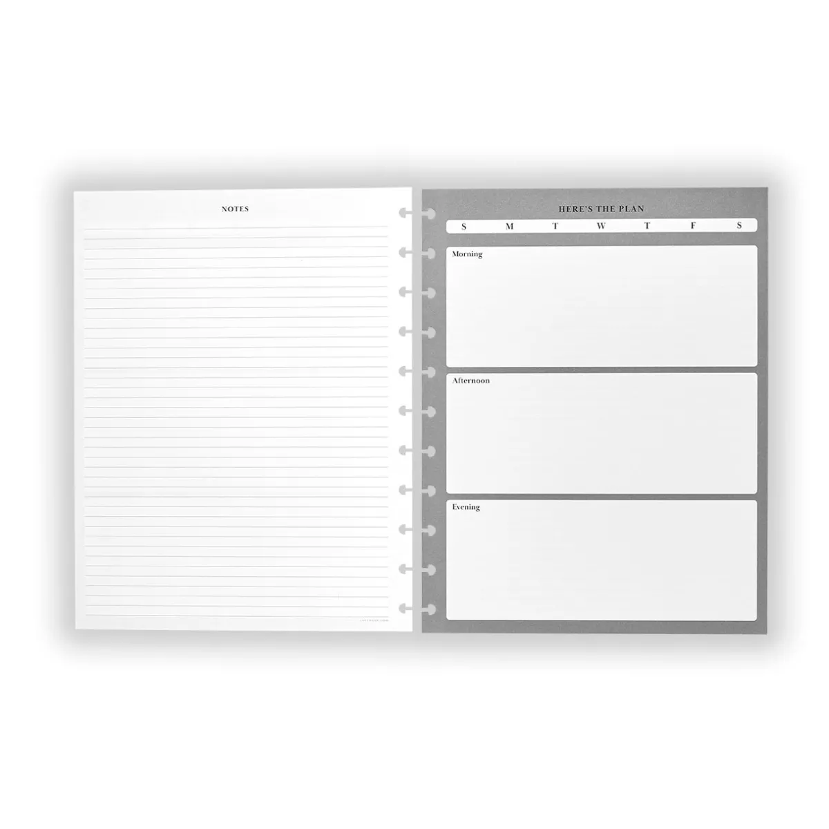 Levenger Junior Refills|Letter Refills*Circa Here's the Plan Refill (90 sheets)