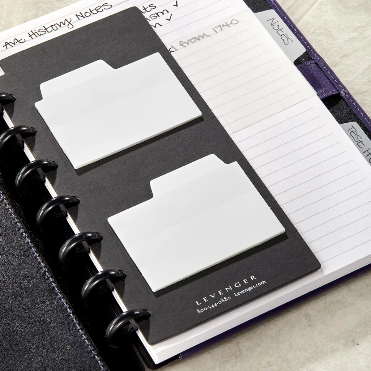 Levenger Junior Refills|Letter Refills*Circa Keeping Tabs Discbound Sticky Notes (set of 2)