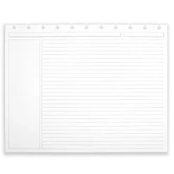Levenger Junior Refills|Letter Refills*Circa Landscape Annotation Ruled Refill (300 sheets)