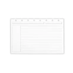 Levenger Junior Refills|Letter Refills*Circa Landscape Annotation Ruled Refill (300 sheets)