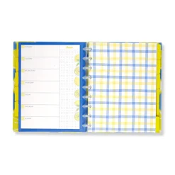 Levenger Midway Notebooks*Circa Lemonade Weekly/Monthly Undated Agenda Notebook