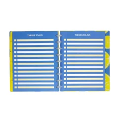 Levenger Midway Notebooks*Circa Lemonade Weekly/Monthly Undated Agenda Notebook