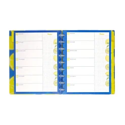 Levenger Midway Notebooks*Circa Lemonade Weekly/Monthly Undated Agenda Notebook