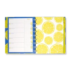 Levenger Midway Notebooks*Circa Lemonade Weekly/Monthly Undated Agenda Notebook