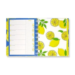 Levenger Midway Notebooks*Circa Lemonade Weekly/Monthly Undated Agenda Notebook