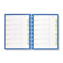 Levenger Midway Refills*Circa Lemonade Weekly/Monthly Undated Agenda Refill (40 sheets)