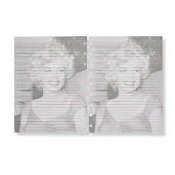 Levenger Midway Refills*Circa Love, Marilyn Ruled Refill (50 sheets)