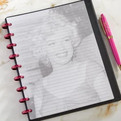 Levenger Midway Refills*Circa Love, Marilyn Ruled Refill (50 sheets)