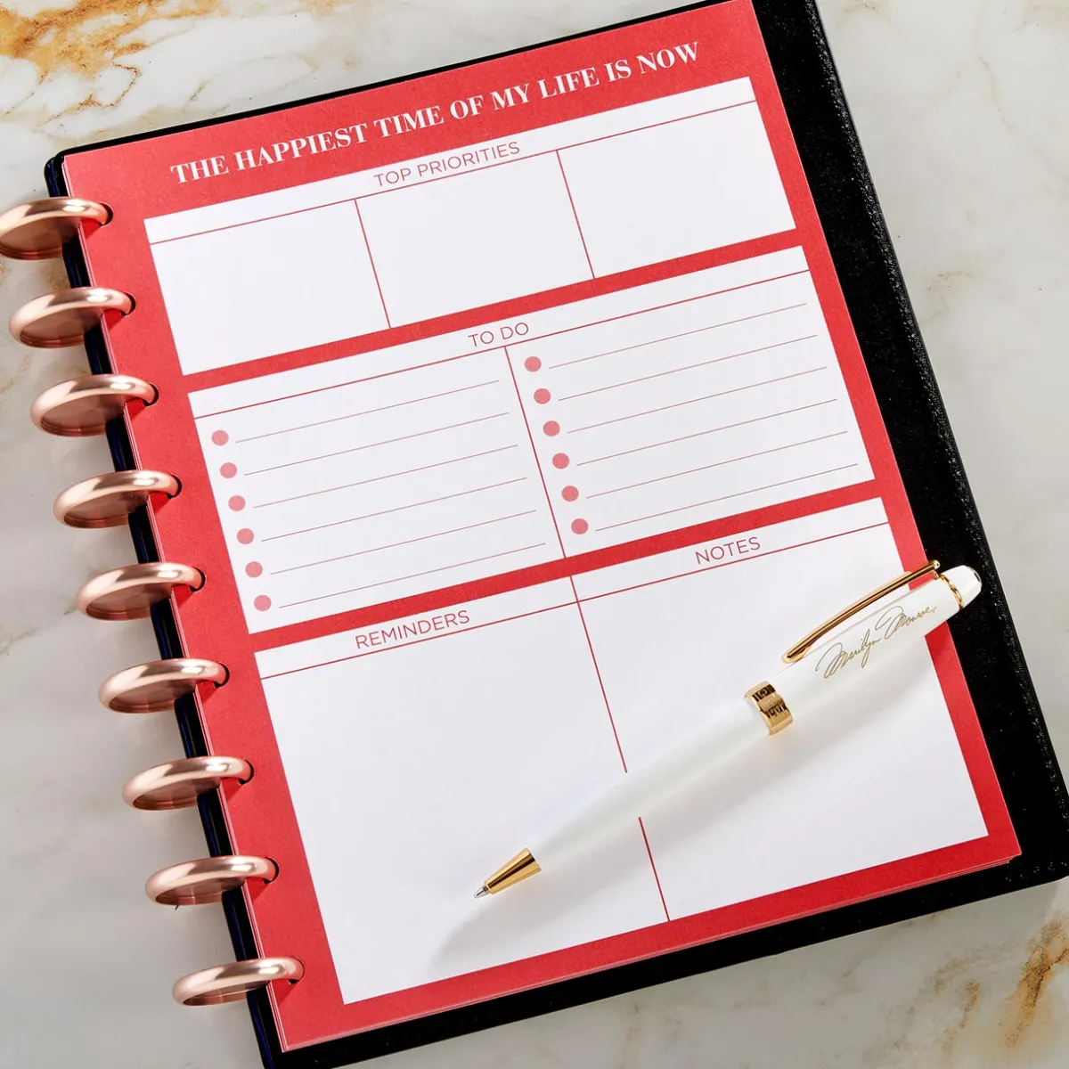Levenger Midway Refills*Circa Love, Marilyn To-Do Refill (50 sheets)