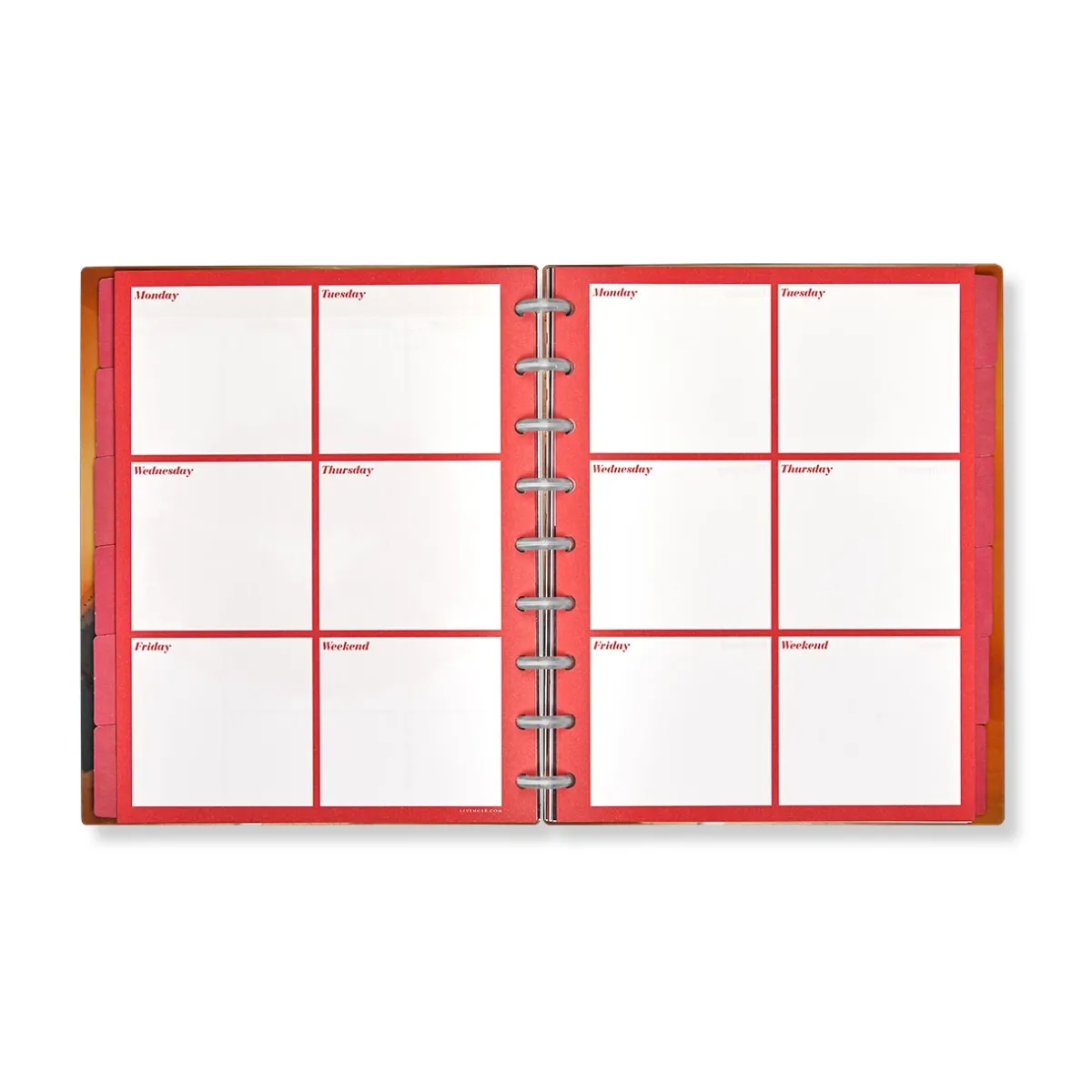 Levenger Midway Notebooks*Circa Love, Marilyn Undated Agenda Notebook