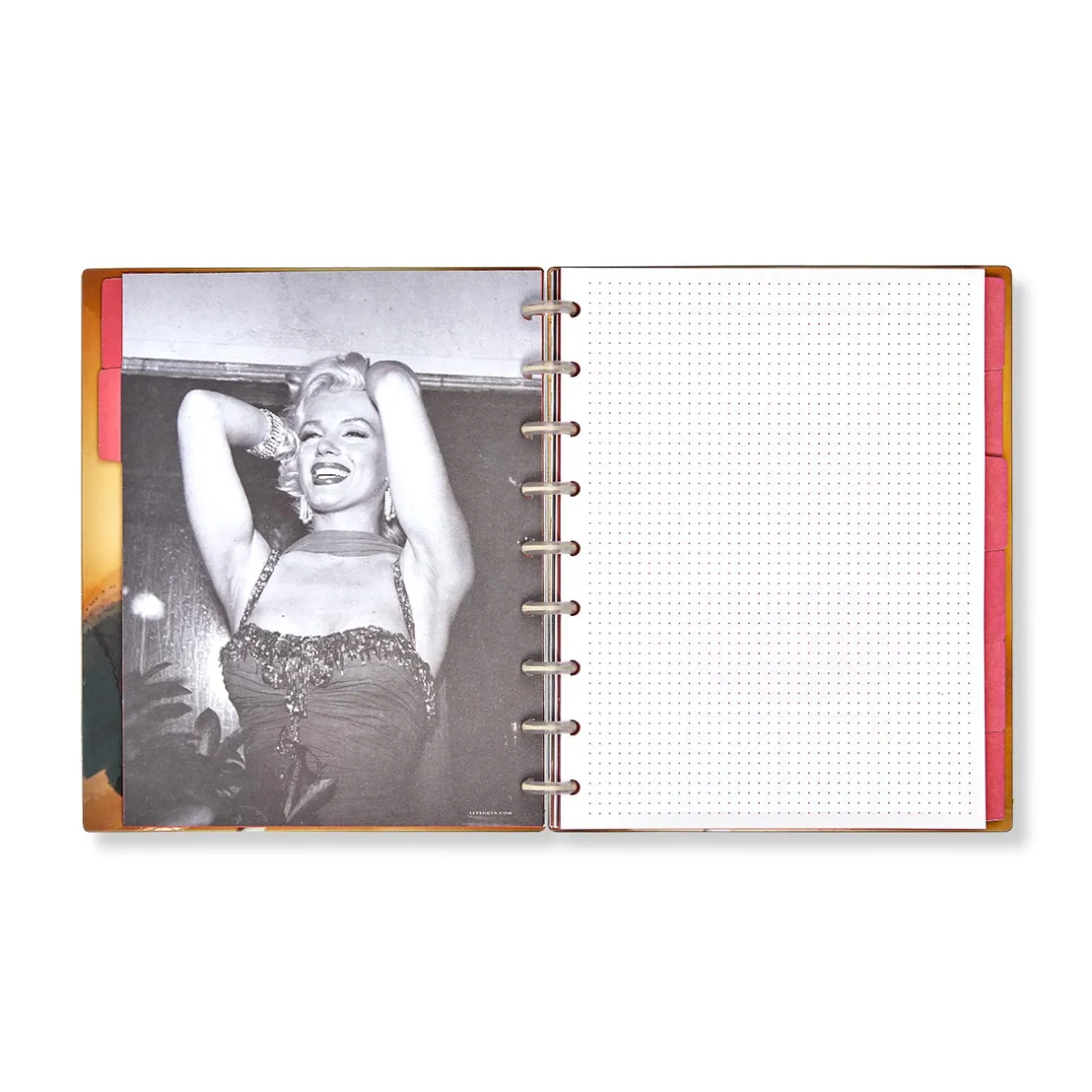 Levenger Midway Notebooks*Circa Love, Marilyn Undated Agenda Notebook