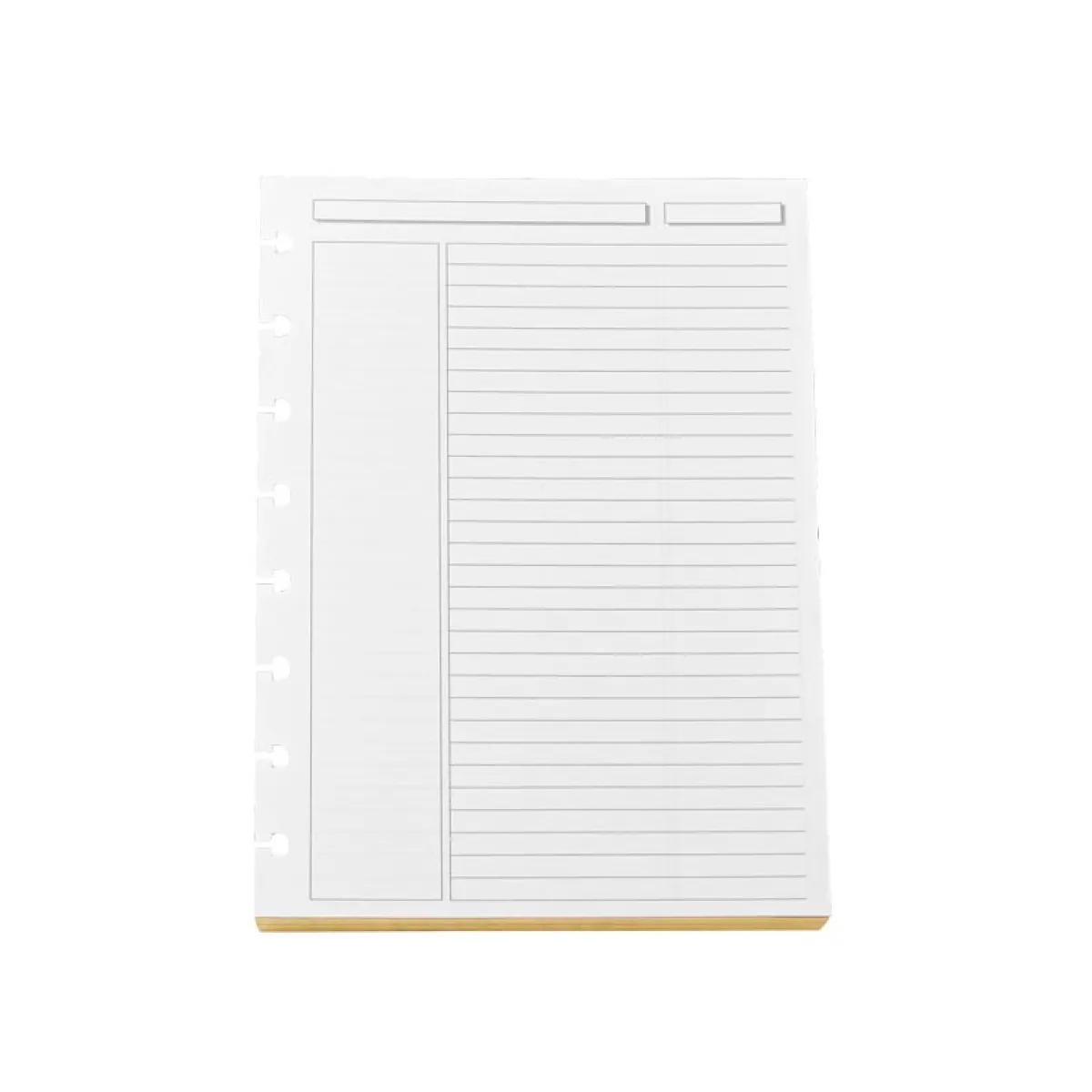 Levenger Junior Refills|Letter Refills*Circa Luxe Annotation Ruled Discbound Refill (100 sheets)