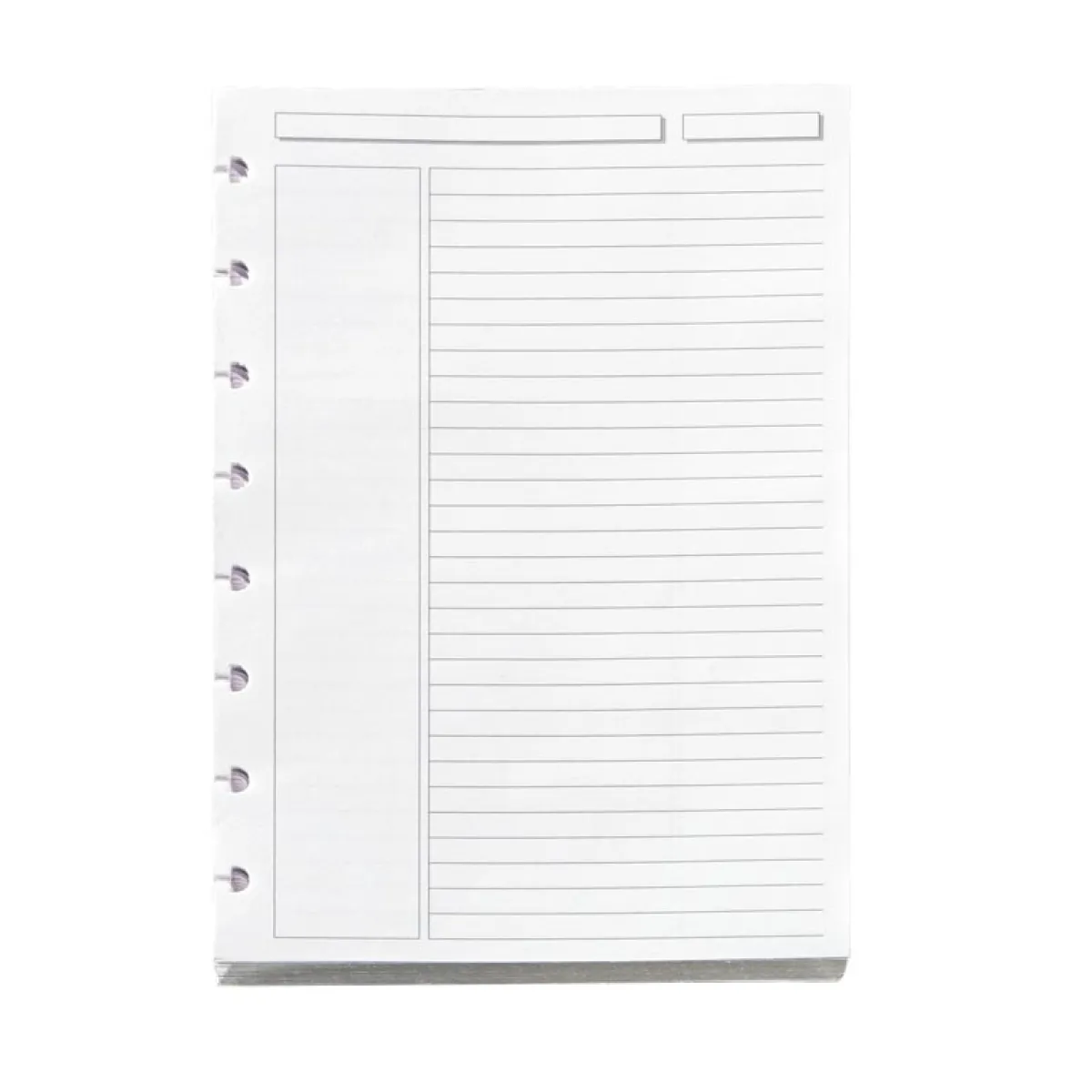 Levenger Junior Refills|Letter Refills*Circa Luxe Annotation Ruled Discbound Refill (100 sheets)