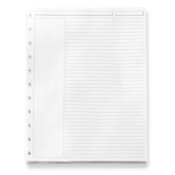 Levenger Junior Refills|Letter Refills*Circa Luxe Annotation Ruled Discbound Refill (100 sheets)