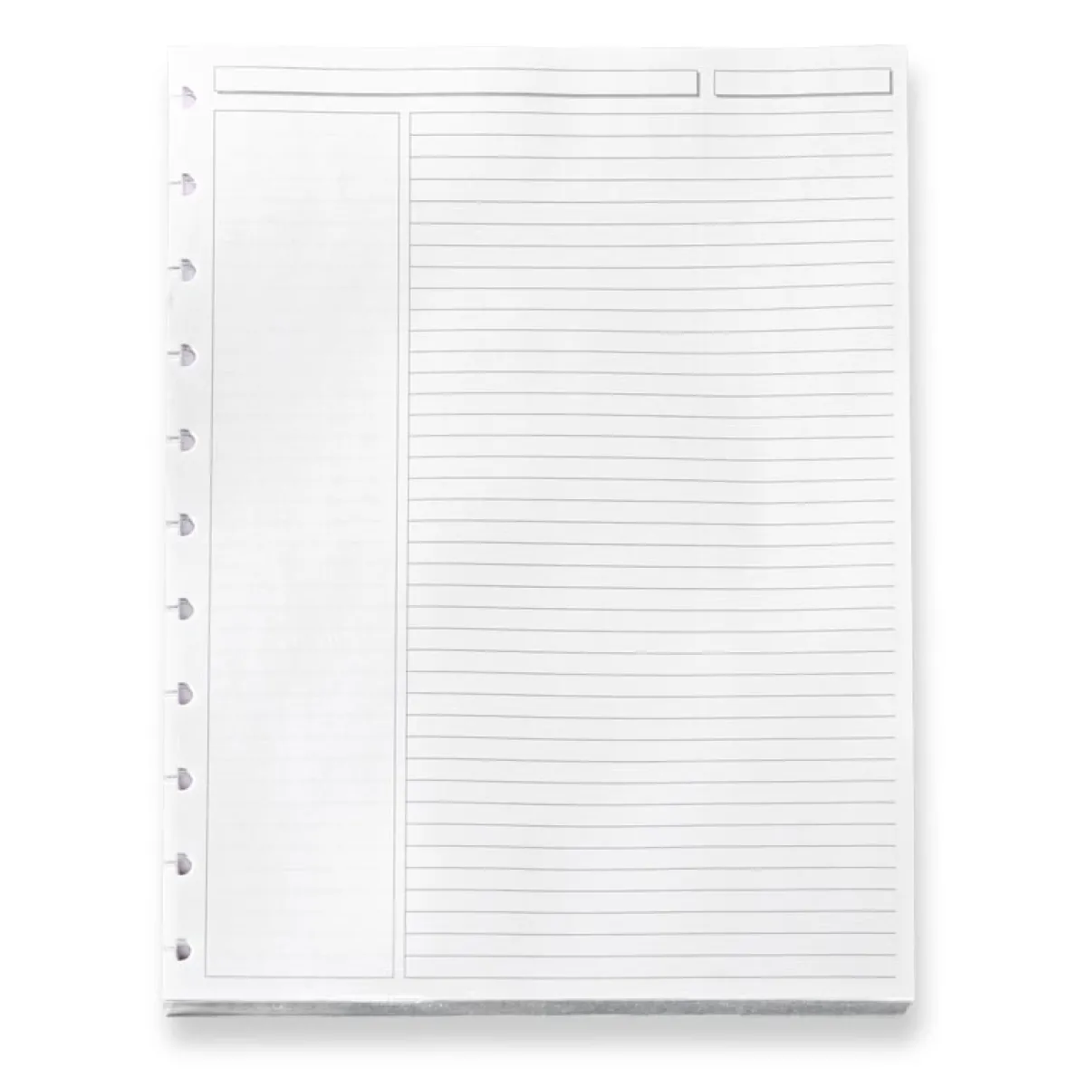 Levenger Junior Refills|Letter Refills*Circa Luxe Annotation Ruled Discbound Refill (100 sheets)