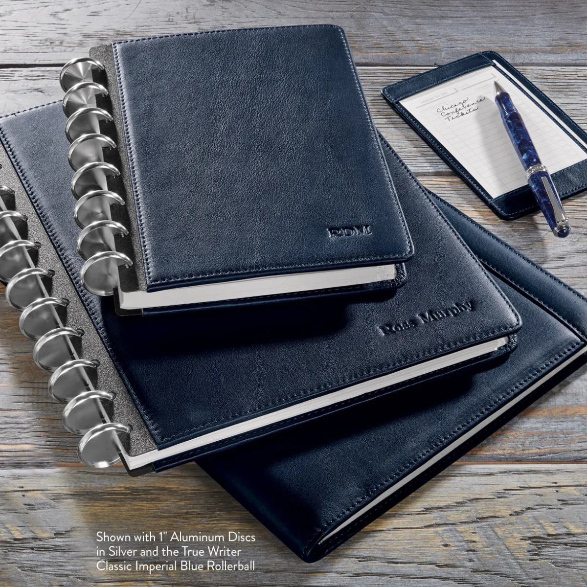 Levenger Junior Notebooks|Midway Notebooks*Circa Luxe Leather Discbound Notebook