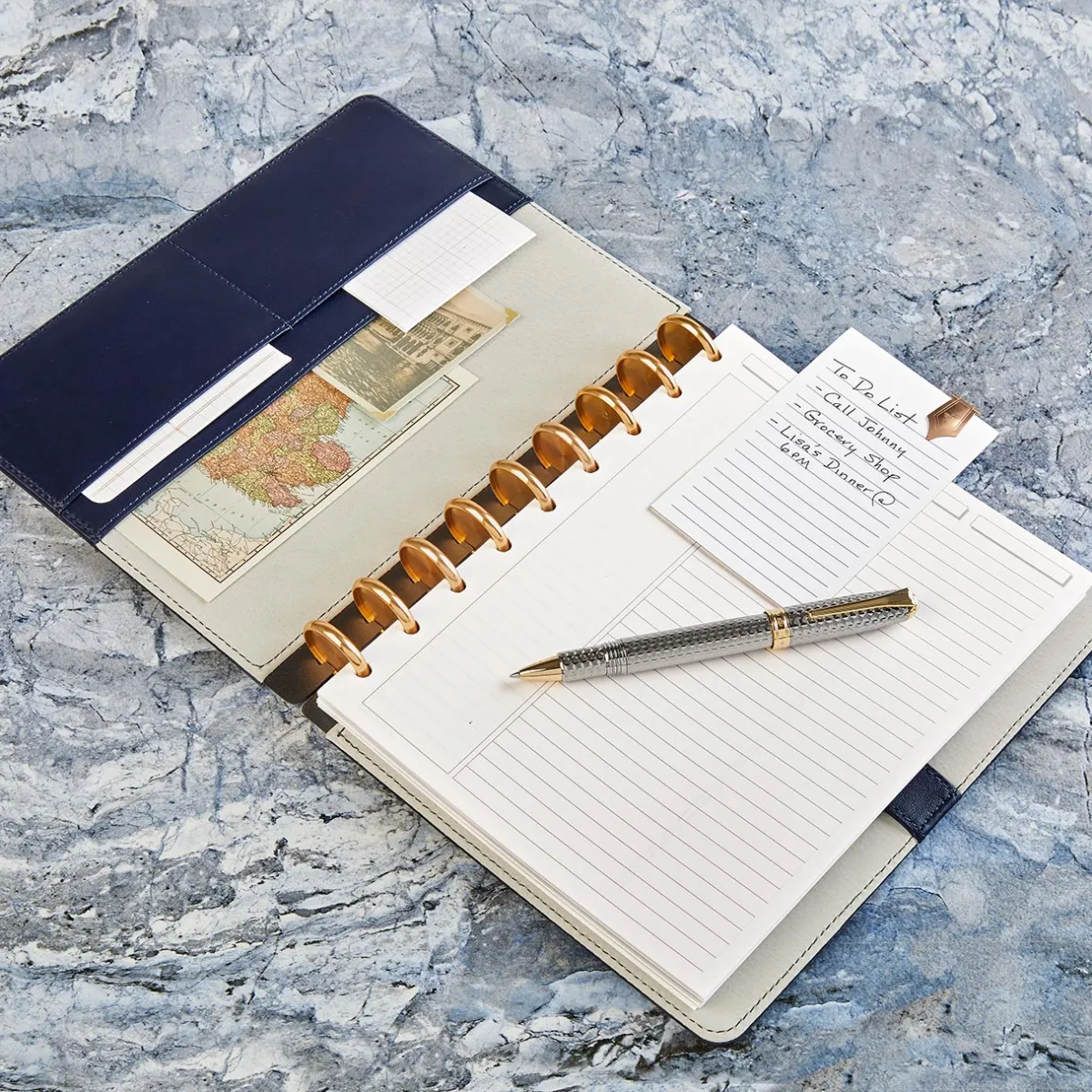 Levenger Junior Notebooks|Midway Notebooks*Circa Luxe Leather Discbound Notebook