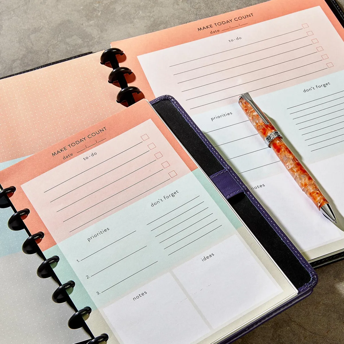 Levenger Junior Refills|Letter Refills*Circa Make Today Count Refill (300 sheets)