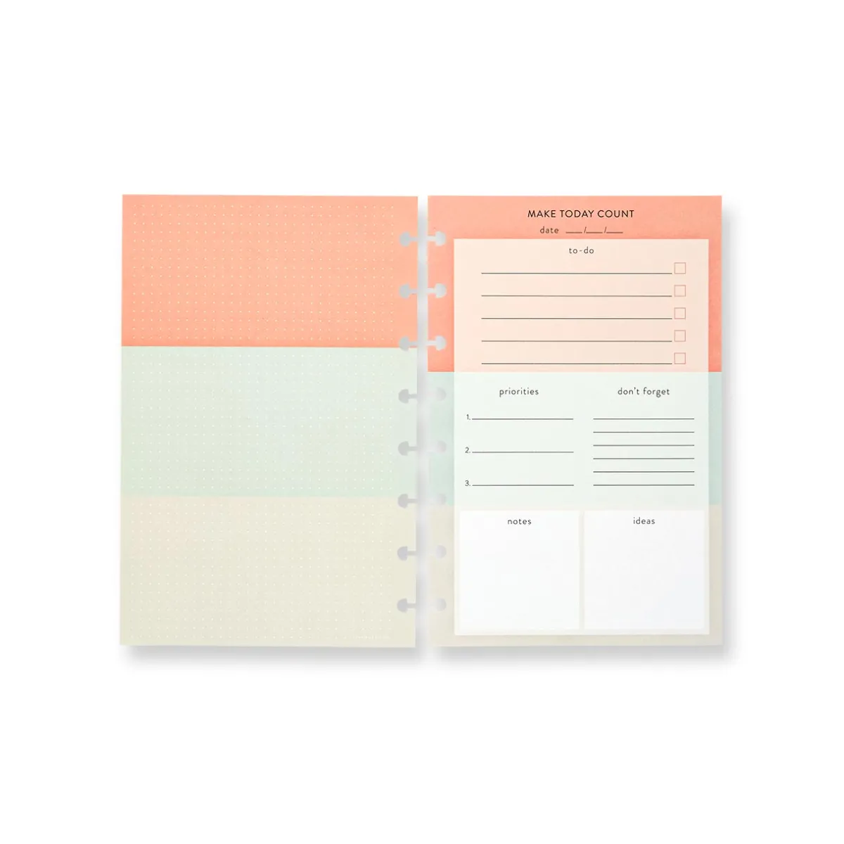 Levenger Junior Refills|Letter Refills*Circa Make Today Count Refill (300 sheets)