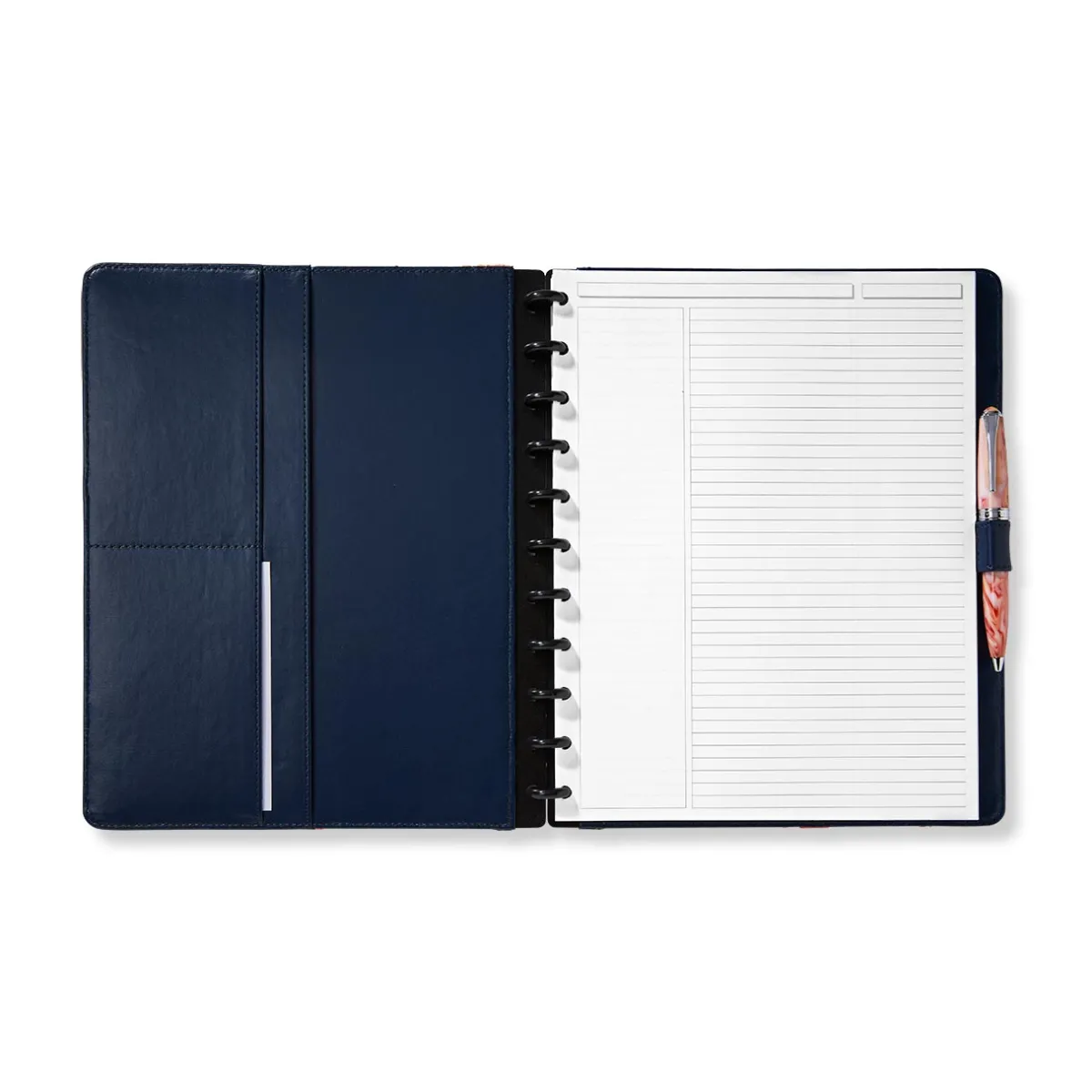 Levenger Letter Notebooks*Circa Midnight Garden Discbound Notebook