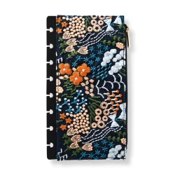 Levenger Accessories*Circa Midnight Garden Zip 'N Store Pocket