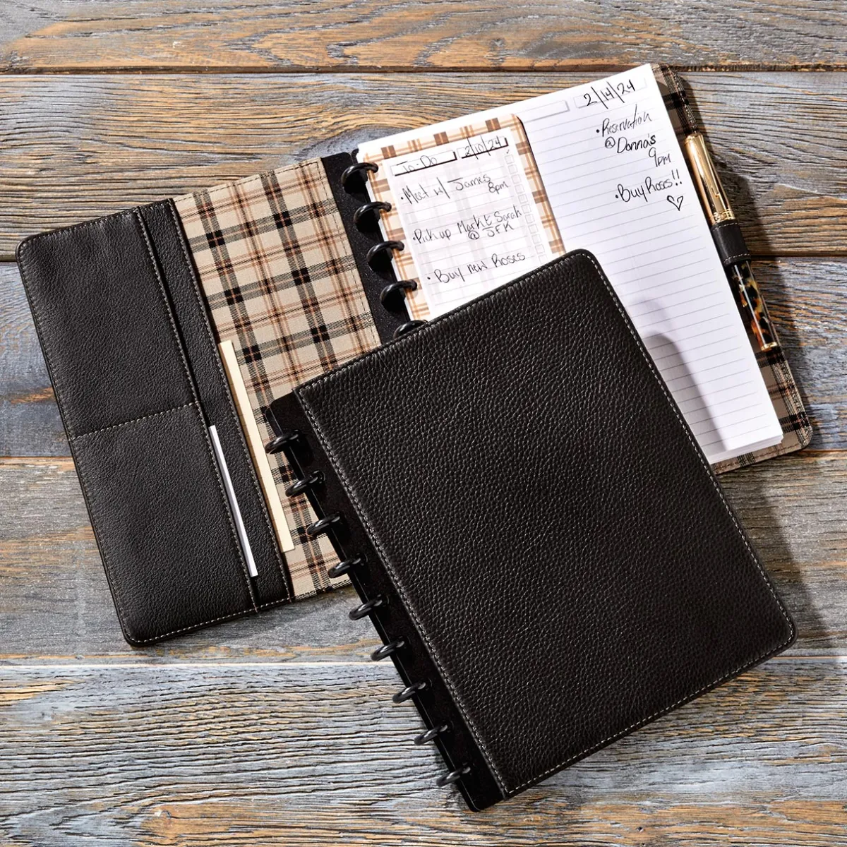 Levenger Midway Notebooks*Circa Midway Bomber Jacket Foldover Notebook