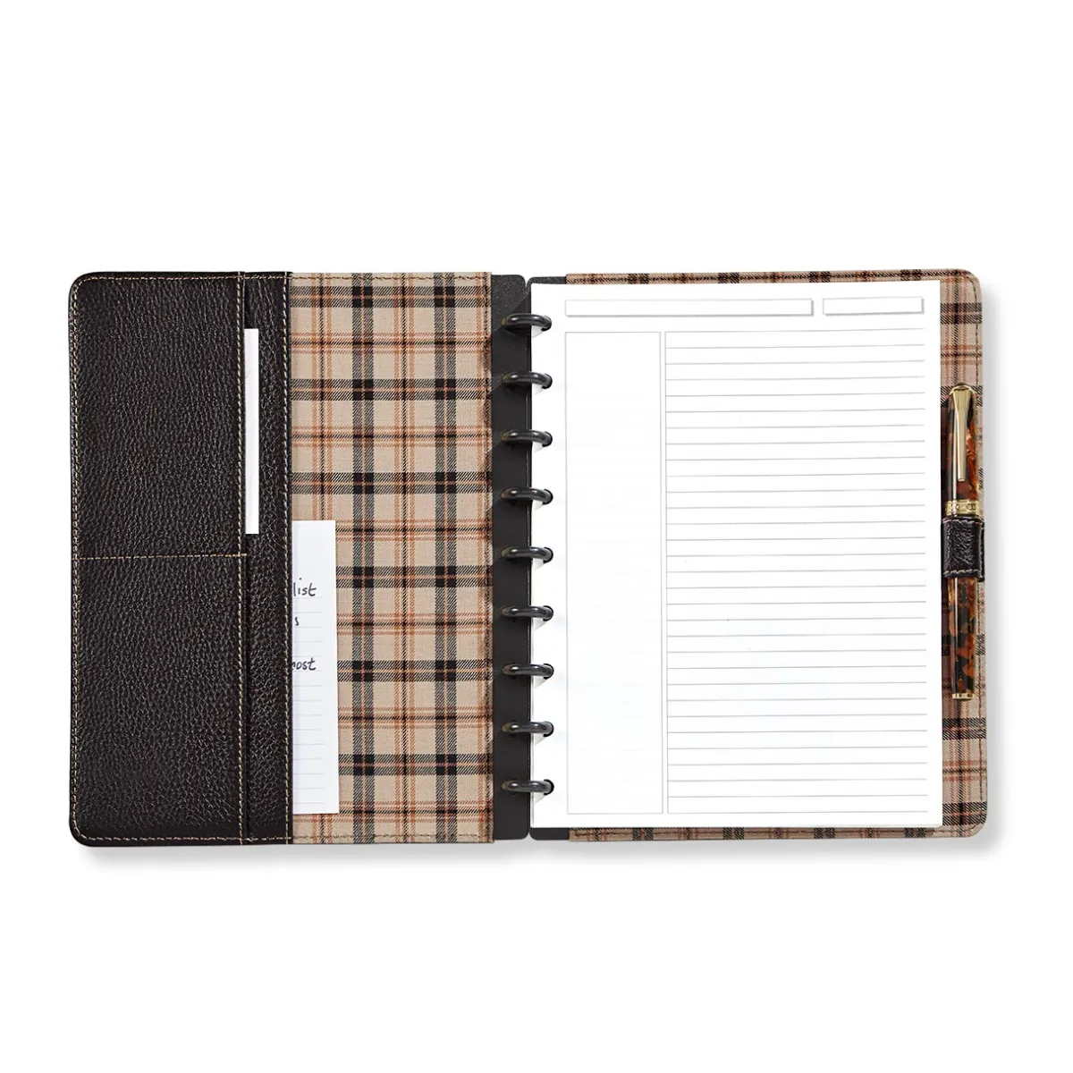 Levenger Midway Notebooks*Circa Midway Bomber Jacket Foldover Notebook