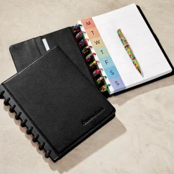 Levenger Midway Notebooks*Circa Midway Leather Discbound Notebook