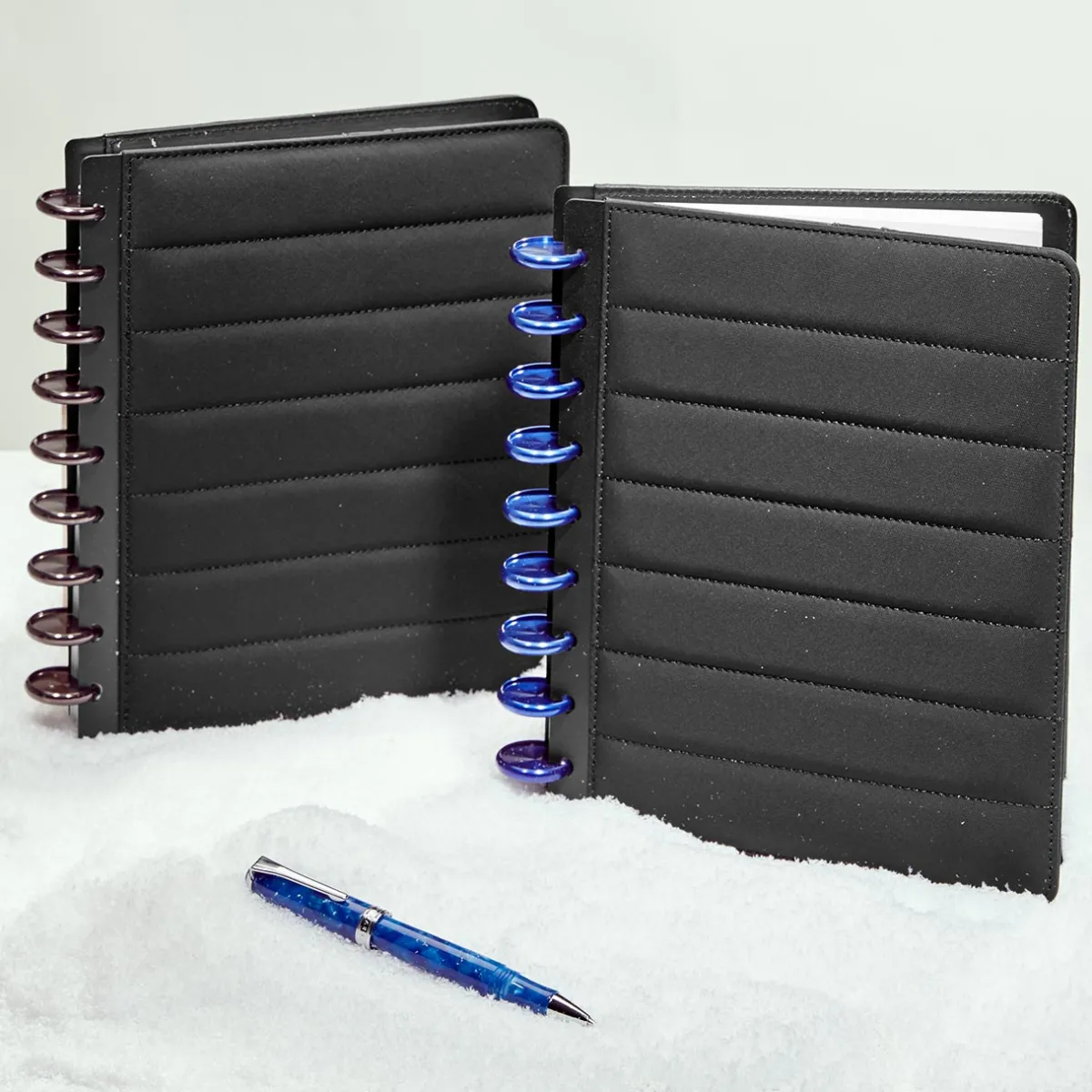 Levenger Midway Notebooks*Circa Midway Sportif Nylon Foldover Discbound Notebook