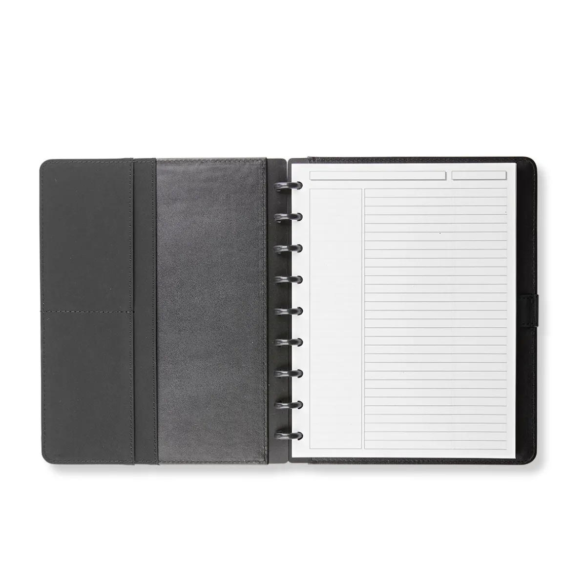 Levenger Midway Notebooks*Circa Midway Sportif Nylon Foldover Discbound Notebook
