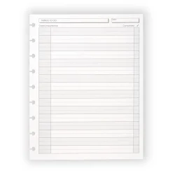 Levenger Midway Refills*Circa Midway Things To Do Refill (100 sheets)