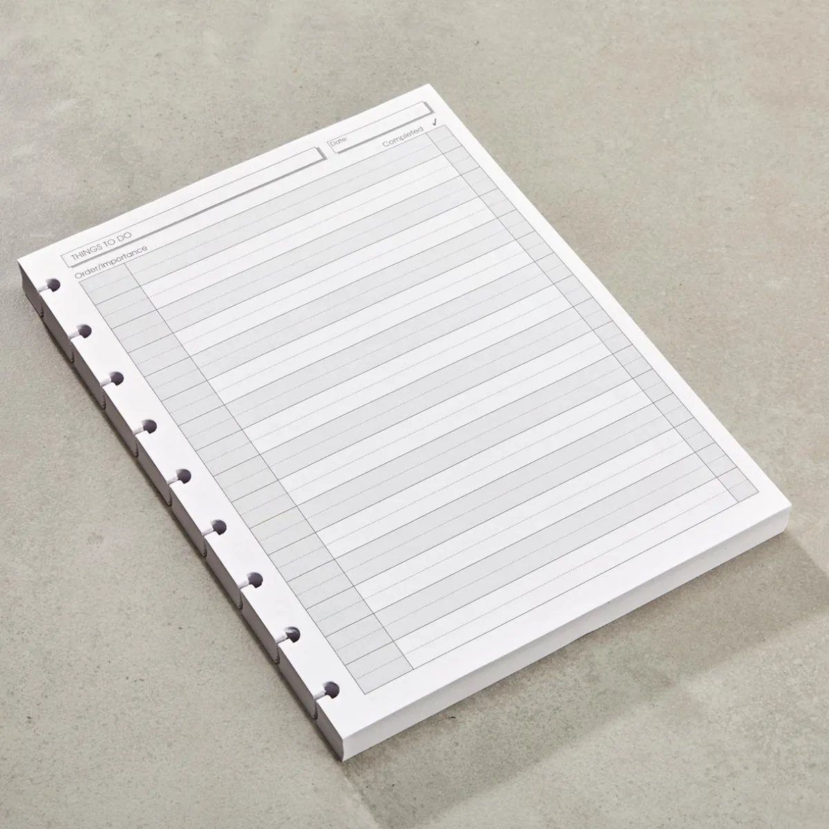 Levenger Midway Refills*Circa Midway Things To Do Refill (100 sheets)