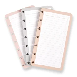 Levenger Accessories*Circa Modern Checklist Discbound Pad Trio (set of 3)